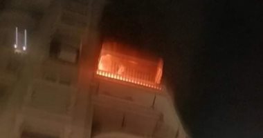 ألعاب نارية بـ"زفة فرح" تتسبب فى حريق بوحدة سكنية فى بورسعيد.. فيديو وصور