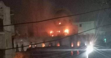 اندلاع حريق فى مسجد قرية بالشرقية.. والحماية المدنية تتمكن من إخماده (صور)