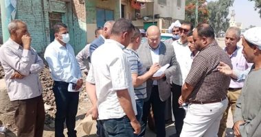 محافظة الجيزة ترصف شارع أبوهميلة وترفع الإشغالات بمزلقان العياط
