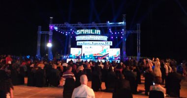 افتتاح مهرجان الإسماعيلية بحضور وزيرة الثقافة وأحمد بدير وصبري فواز