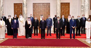 الرئيس السيسى: مصر اتخذت قرارا بالمضي فى مسارى مكافحة الإرهاب والبناء والتعمير