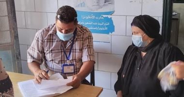 فحص 730 مواطنًا فى قافلة طبية بقرية اللابشيط بالمحلة ضمن "حياة كريمة"