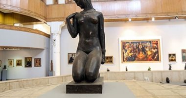 شاهد.. تمثال من إبداع محمود مختار فى متحف الفن الحديث