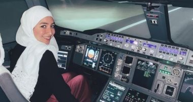 مايا غزال.. أول لاجئة سورية تصبح قائدة طائرة فى بريطانيا.. "صور" 