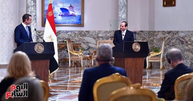 رئيس الوزراء اليونانى: ندعم موقف مصر فى قضية سد النهضة.. صور