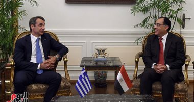 رئيس الوزراء يلتقى نظيره اليونانى والوفد المرافق له.. صور