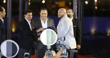 بيج رامى يشهد المهرجان الرياضى بالعاصمة الإدارية الجديدة 