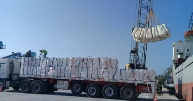 تصدير 4500 طن أسمنت أبيض إلى سوريا عبر ميناء العريش