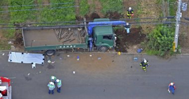 سائق شاحنة مخمور فى اليابان يقتل تلميذين دهسا ويصيب 3 آخرين