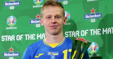 يورو 2020 .. الأوكرانى زينتشينكو أفضل لاعب فى مباراة منتخب السويد