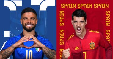 موعد مباراة إسبانيا ضد إيطاليا فى نصف نهائي يورو 2020
