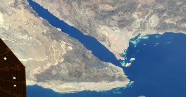 سحر وروعة شبه جزيرة سيناء والبحر الأحمر من محطة الفضاء الدولية.. صورة