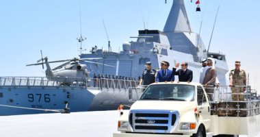 الرئيس السيسي يوقع وثيقة إنشاء قاعدة 3 يوليو البحرية 