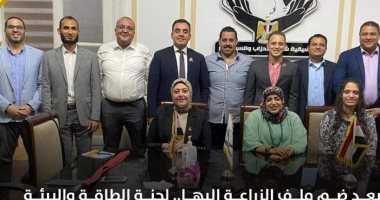 لجنة الطاقة بتنسيقية شباب الأحزاب تناقش آثار مشروع الشام الجديد 
