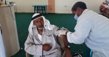 صحة شمال سيناء تنفذ حملة تطعيم ضد فيروس كورونا لأهالى جنوب الشيخ زويد