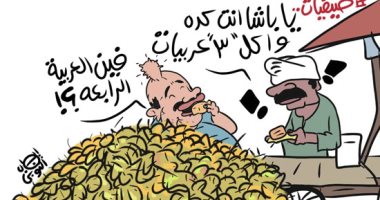التين الشوكى في الصيف.. كاريكاتير للفنان إيهاب النوبى