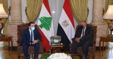 "شكرى" يؤكد دعم مصر للبنان ويدعو لضرورة تغليب الأطراف اللبنانية للمصلحة العليا