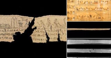قطعة كتان فى نيوزيلندا من غلاف مومياء مصرية تكشف لغزا عمره 2300 عام
