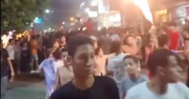 احتفالات فوز الأهلى داخل شوارع بنى سويف والشرقية (فيديو)