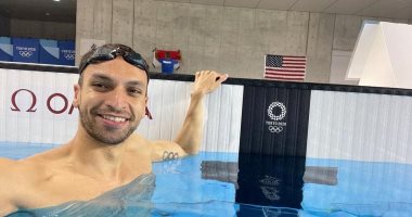 مروان القماش يحصد الميدالية الذهبية فى سباق 200 متر حرة ببطولة أفريقيا للسباحة