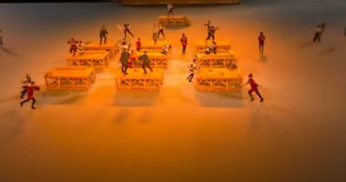 أولمبياد طوكيو2020.. شاهد الرقصات اليابانية بالخشب فى حفل الافتتاح.. فيديو