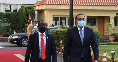 رئيس الوزراء يستقبل نائب رئيس جمهورية جنوب السودان.. صور