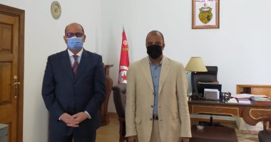 السفير التونسى يستقبل الرئيس التنفيذى لمهرجان السينما الفرانكوفونية