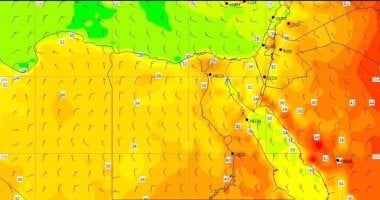 الأرصاد: صور الأقمار الصناعية تشير لارتفاع فى درجات الحرارة للأسبوع المقبل