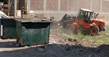 رفع مخلفات وقمامة من شوارع مدينة أرمنت غرب الأقصر ..صور