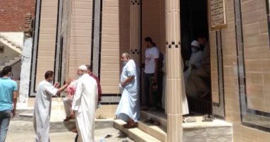 افتتاح مسجد الزهيرى بتكلفة مليون و235 ألف جنيه بالجهود الذاتية.. صور