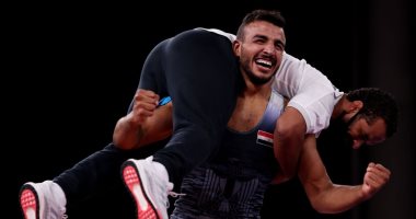 عضو اتحاد المصارعة: كيشو أسعدنا جميعا بالميدالية البرونزية ومحمد مصطفى لعب مصابا