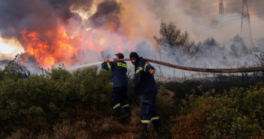 حريق ضخم يشتعل فى غابات بالقرب من مدينة القدس المحتلة
