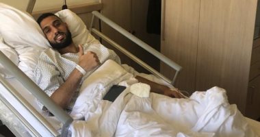 أحمد الشناوي يجري جراحة الرباط الصليبي في ألمانيا ..صورة