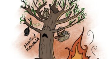 كاريكاتير اليوم.. النيران تلتهم الغابات والحيوانات حول العالم