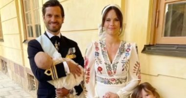 صور جديدة من احتفال الأمير السويدى كارل فيليب بمعمودية نجله الصغير جوليان