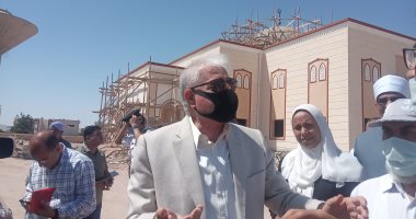 محافظ جنوب سيناء يتفقد أعمال إنشاء مسجد الروضة بتكلفة 11 مليون جنيه.. فيديو وصور