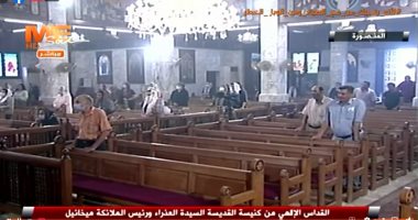 صور.. الكنيسة الأرثوذكسية تحتفل بتذكار عيد التجلى وسط إجراءات كورونا