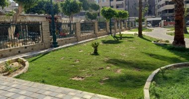رفع كفاءة حديقة شجرة مريم بالمطرية ورصف الشوارع المحيطة بالأثر