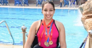 آية أيمن تفوز بالميدالية البرونزية فى بطولة العالم للسباحة بماديرا