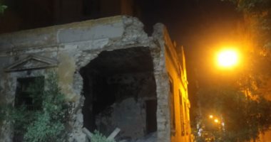 انهيار منزل قديم دون إصابات فى المنيا