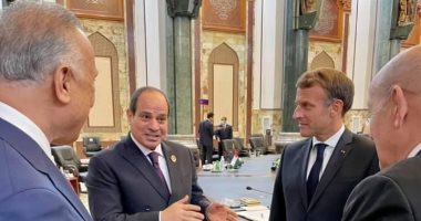 الرئيس السيسي يلتقى نظيره الفرنسى وملك الأردن ورئيس وزراء العراق