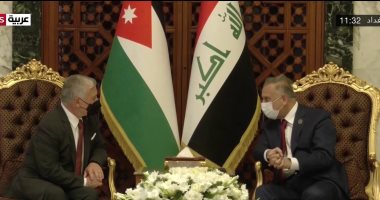 ملك الأردن يصل العراق للمشاركة فى مؤتمر بغداد للتعاون والشراكة