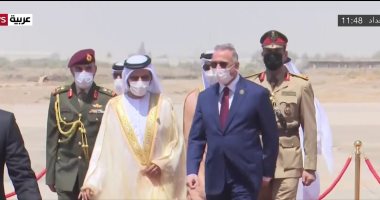 الوفد الإماراتى برئاسة الشيخ محمد بن راشد يصل بغداد للمشاركة فى مؤتمر الشراكة