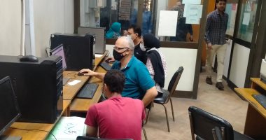 تنسيق المرحلة الثانية.. توافد الطلاب على معامل تنسيق هندسة القاهرة لتسجيل الرغبات