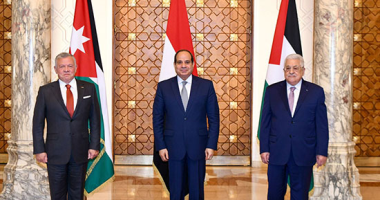 بدء أعمال القمة الثلاثية "المصرية - الأردنية - الفلسطينية"