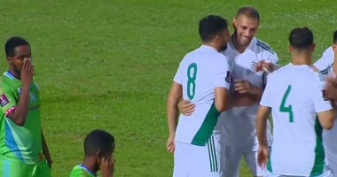 منتخب الجزائر يتقدم على جيبوتي 8-0 بعد مرور 70 دقيقة فى تصفيات كاس العالم