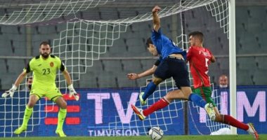 منتخب إيطاليا يتعادل مع بلغاريا 1 - 1 فى الشوط الأول بـ تصفيات كاس العالم