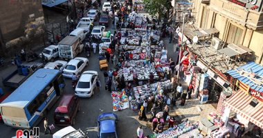بدء تطوير مناطق العتبة وإخلاء الشوارع من الباعة.. تفاصيل سوق العتبة