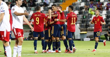 منتخب إسبانيا يتفوق على جورجيا بثلاثية بالشوط الأول فى تصفيات كأس العالم