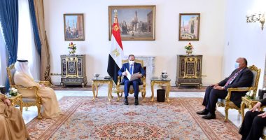 الرئيس السيسى يتسلم رسالة من أمير الكويت ويؤكد ارتباط أمن الخليج بالأمن المصرى